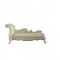 Picardy Chaise Lounge 96910 in Beige Fabric & Pearl by Acme