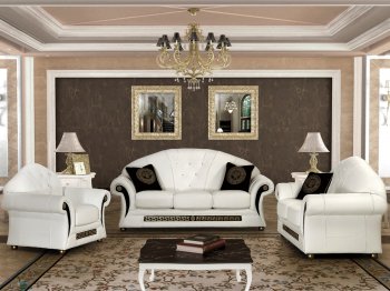 Prestige Sofa in Latte Leather by ESF w/Options [EFS-Prestige]