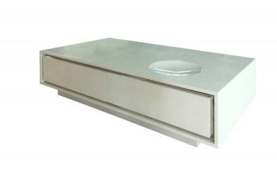 CK8315 Coffee Table in White by Beverly Hills