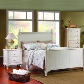 Pottery 875W Bedroom in White by Homelegance w/Options