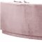 Kenzi Sectional Sofa 641 in Pink Velvet Fabric by Meridian