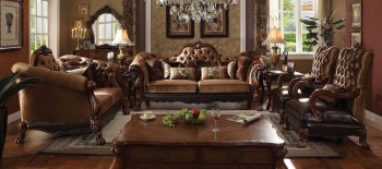 Dresden Sofa in Brown Fabric by Acme 52095 w/Options [AMS-52095 Dresden]
