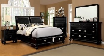 CM7652L Laguna Hills Bedroom in Black w/Platform Bed & Options [FABS-CM7652L Laguna Hills]
