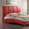 8272 Red Linda Black 5Pc Bedroom Set by Global w/Options