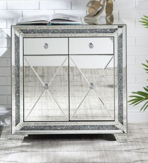 Noralie Accent Cabinet 97645 in Mirrored by Acme