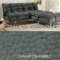 CM2904GY Marbelle Sofa Bed in Gray Fabric w/Optional Chair