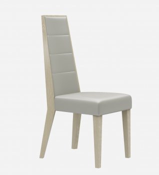 Chiara Dining Chair Set of 2 in Gray by J&M [JMDC-Chiara]