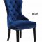 Bronx Dining Chair Set of 2 - Blue, Silver, Brown or Pink Fabric
