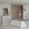 Gio Bedroom in White by ESF w/Options