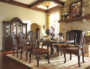 North Shore Dining Table D553-55 Dark Brown by Ashley Furniture [SFADS-North Shore-D553-55-03]
