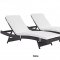 Convene Outdoor Patio Chaise Set of 2 Choice of Color - Modway