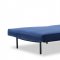 Julius I Chair Bed in Blue Fabric by J&M Furniture