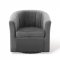 Prospect Swivel Chair Set of 2 in Charcoal Velvet by Modway