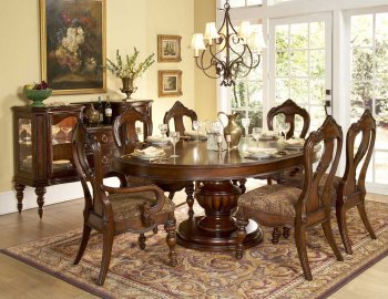 Prenzo 1390-76 Dining Table in Brown by Homelegance w/Options [HEDS-1390-76-Prenzo]