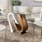 Cilegon Dining Table FOA3748T in White & Natural Tone w/Options
