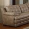 Dark Beige Bonded Leather Modern Sofa & Loveseat Set w/Options