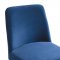 Amplify Dining Chair Set of 2 in Navy Velvet Fabric by Modway