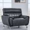 U8750 Sofa in Dark Grey Bonded Leather by Global w/Options
