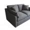 Contrary Sofa 509381 in Charcoal Fabric by Coaster w/Options