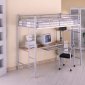 Twin Contemporary Bunk Bed w/Computer Workstation And Chair