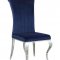 Quinn Dining Table 115561 by Coaster w/Optional Ink Blue Chairs