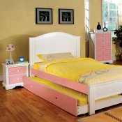 CM7916PW Aila Kids Bedroom in White & Pink w/Options