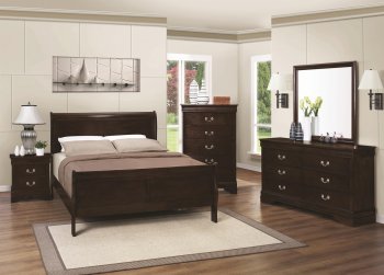 202411 Louis Philippe Bedroom 5Pc Set by Coaster w/Options [CRBS-202411 Louis Philippe]