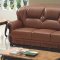 7983 Sofa in Brown Bonded Leather by American Eagle Furniture