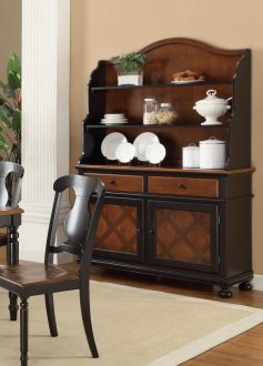 104194 Connor Buffet w/Hutch by Coaster in Two-Tone Finish