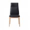 Raquan Dining Chair DN02398 Set of 2 in Black Leather by Acme
