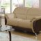 U9103 Sofa & Loveseat Set in Cappuccino Leatherette by Global