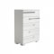 Volare Bedroom in High Gloss White by At Home USA w/Options