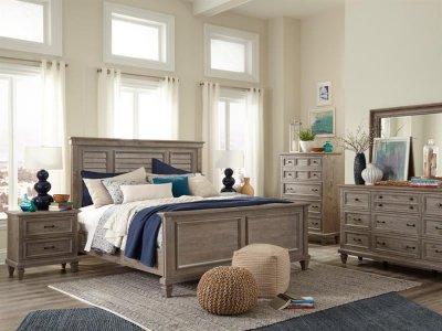 Lancaster Bedroom B4352 in Dovetail Gray by Magnussen w/Options