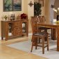 Natural Oak Finish Counter Height Table w/Optional Chairs