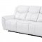 U5987 Power Motion Sofa in Blanche White by Global w/Options