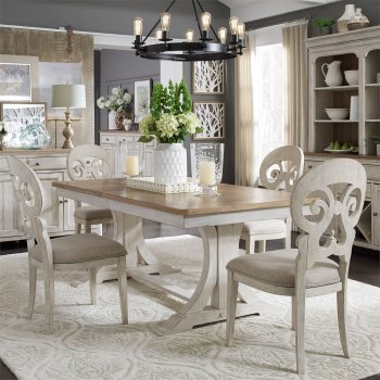 Farmhouse Reimagined 7Pc Dining Room Set 652-DR-TRS by Liberty [LFDS-652-DR-TRS-Farmhouse Reimag]