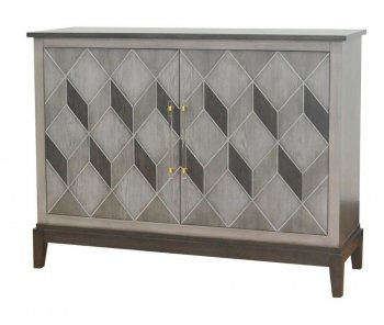 951839 Accent Cabinet in Brushed Gray & Black by Coaster [CRCA-951839]