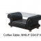 Apolo Sectional Sofa in Black Leather by ESF w/Options