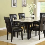 Archstone 3270-60 Dining Table 5Pc Set w/Faux Marble Top