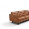 Venere Sofa in Caramel Leather by Beverly Hills w/Options