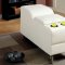 Kemi Sectional Sofa CM6553WH in White Bonded Leather w/Options