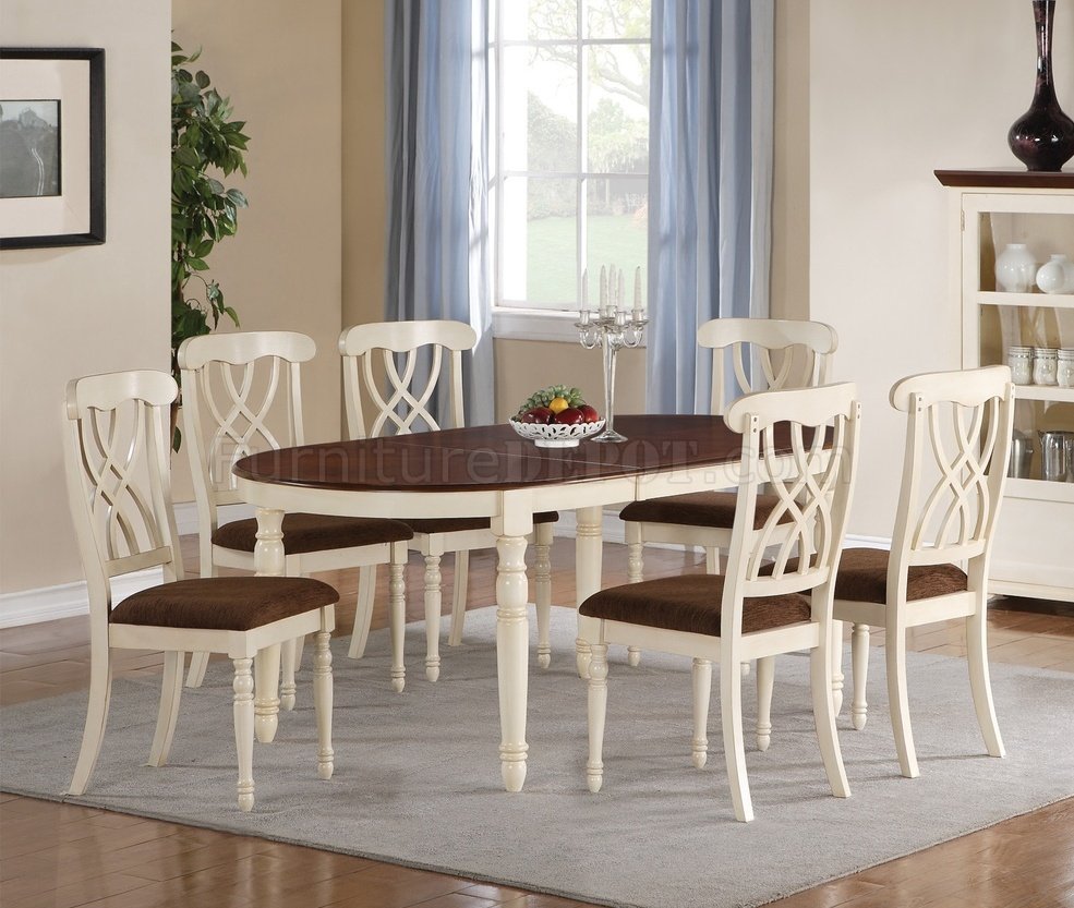 103181 Cameron Dining Table & 6 Chairs Set by Coaster - Click Image to Close