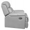 Lambent Motion Sofa 9529SVE in Silver-Grey by Homelegance