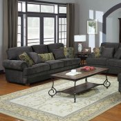 Colton Sofa 504401 in Grey Fabric by Coaster w/Options