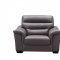 Richmond Sofa in Brown Half Leather by ESF w/Optional Items