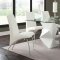 Ophelia Dining Table 121571 in White by Coaster w/Options
