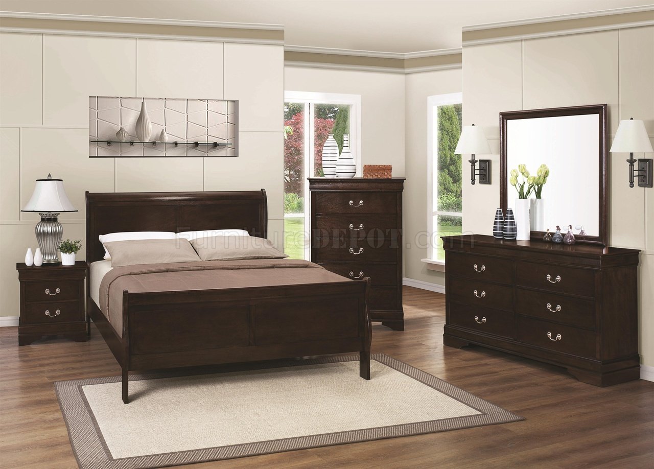 202411 Louis Philippe Bedroom 5Pc Set by Coaster w/Options - Click Image to Close