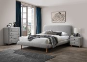 Cleo Bedroom 3Pc Set BD02472Q Gray Boucle by Acme w/Options