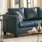 3007 Sectional Sofa in Teal Bicast