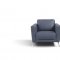 Astonic Sofa LV00212 in Blue Leather by Mi Piace w/Options
